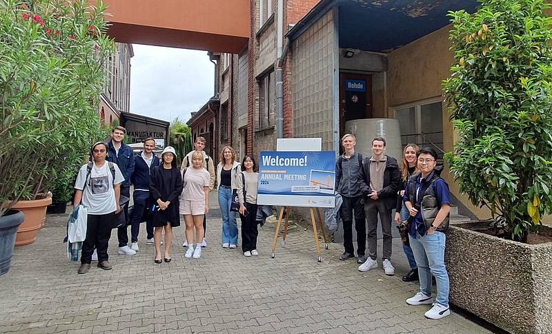 Gruppe von Studierenden bei der Exkursion die Exkursion „Internationale Landwirtschaft“ in den Westbalkan mit Prof. Schüle